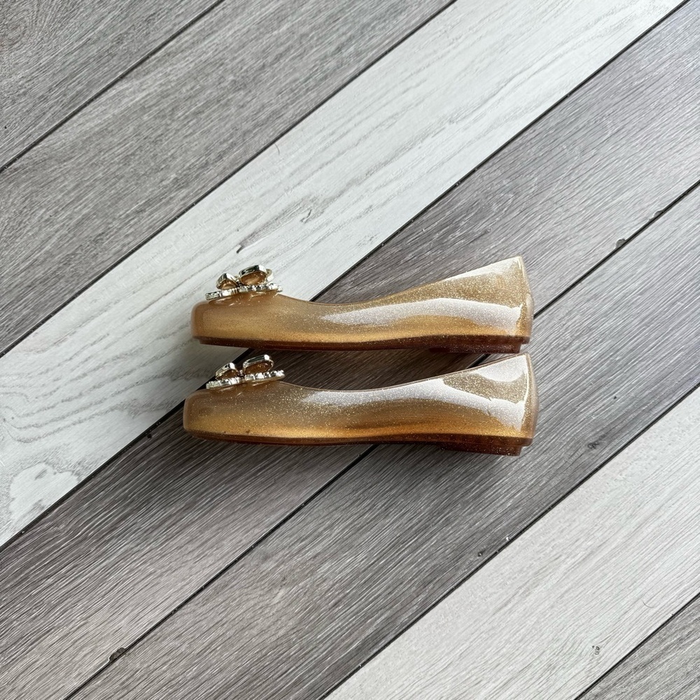 Mini Melissa Sweet Love Butterfly Ballerina Flats | Size:1 | Excellent Condition - Picture 5 of 7